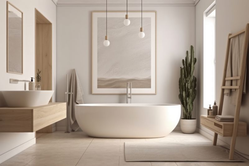 Luxury Bathroom Upgrade with Freestanding Tub